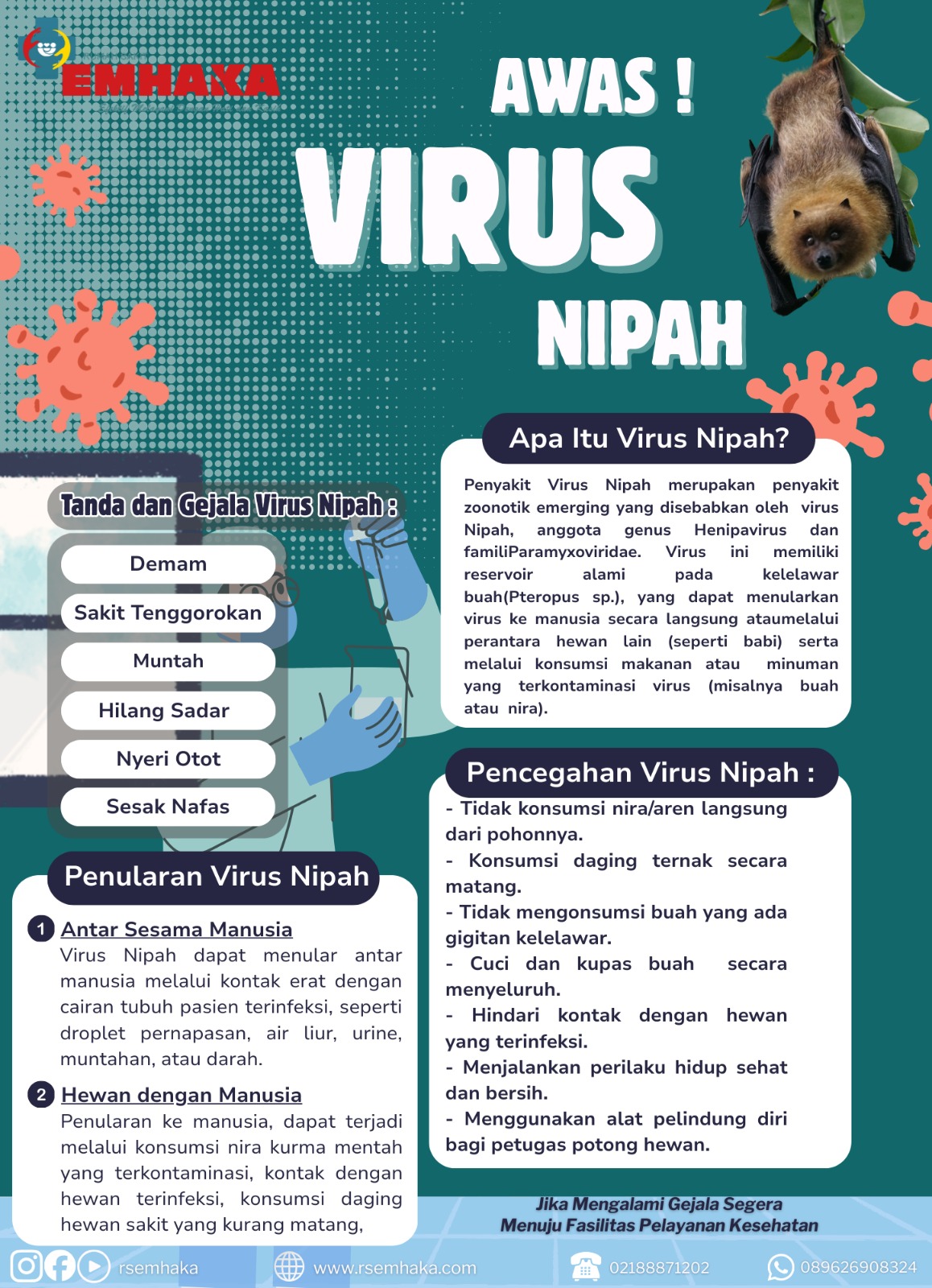 AWAS VIRUS NIPAH !